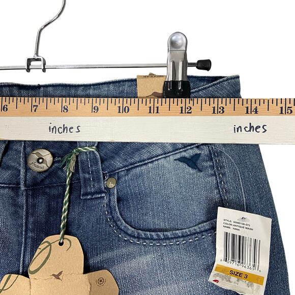 Grane Junior Low Rise Distressed Skinny Jeans Size 3 - Picture 5 of 9